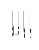 Neomounts AV2-500BL Videobar kit - 43-110" - max 10 kg - VESA 200x200-800x600 - universal - black