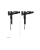 Neomounts LEVEL-750 WL30-750BL14 Fixed heavy duty wall mount - 32-75" screen - max 100 kg - VESA 100x100-400x400 - d 4,2 cm - le