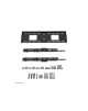 Neomounts LEVEL-750 WL30-750BL16 Fixed heavy duty wall mount - 42-86" screen - max 125 kg - VESA 100x100-600x400 - d 4,2 cm - le