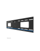 Neomounts LEVEL-750 WL35-750BL18 Tiltable heavy duty wall mount - 43-98" screen - max 125 kg - VESA 100x100-800x600 - d 9,3 cm -