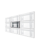 Neomounts LED-VW1000BLACK Videowall wall mount - 40-75" - max 50 kg - VESA 200x200-600x400 - d 5,6-21,5 cm - pull-out - micro ad