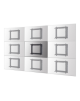 Neomounts WL95-800BL1 Videowall wall mount - 42-70" - max 35 kg - VESA 200x200-600x400 - d 7,8-26,6 cm - push-to-pop-out - micro adjustment