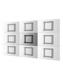 Neomounts WL95-800BL1 Videowall wall mount - 42-70" - max 35 kg - VESA 200x200-600x400 - d 7,8-26,6 cm - push-to-pop-out - micro adjustment