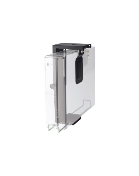 Neomounts CPU-D075BLACK/LK CPU/PC holder - max 10 kg - lockable (incl. lock) - h 20-36 cm - w 5-10 cm - universal - black