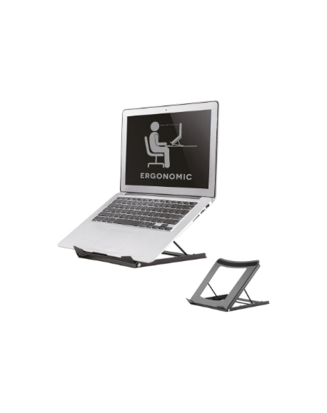 Neomounts NSLS075BLACK Laptop stand - 10-16" - max 5 kg - 5 height positions - foldable - compact - universal - black
