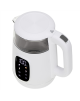 Adler Kettle with LED Display | AD 1305 | Electric | 2200 W | 1.7 L | Plastic | 360° rotational base | White/Silver