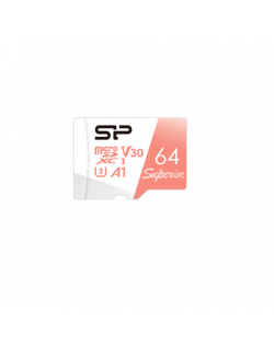 Silicon Power Superior | 64 GB | microSDXC | Flash memory class 10