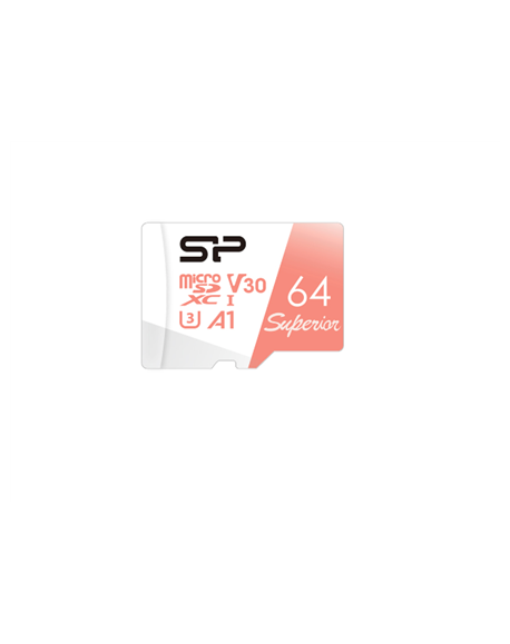 Silicon Power Superior | 64 GB | microSDXC | Flash memory class 10