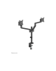 Neomounts NEXT Lite DS60-425BL2 Dual monitor arm - 17-27" - 0-8 kg/screen - space saving T-Rex model - 100% plastic-free packagi
