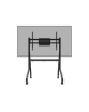 Neomounts MOVE Go FL50-525BL1 TV trolley - 55-86" - max 76 kg - manual h 106-136 cm - VESA 100x100-900x600 - incl. hardware shel
