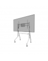 Neomounts MOVE Go FL50-525WH1 TV trolley - 55-86" - max 76 kg - manual h 106-136 cm - VESA 100x100-900x600 - incl. hardware shelf - lockable
