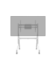 Neomounts MOVE Go FL50-525WH1 TV trolley - 55-86" - max 76 kg - manual h 106-136 cm - VESA 100x100-900x600 - incl. hardware shel
