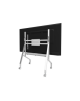 Neomounts MOVE Go FL50-525WH1 TV trolley - 55-86" - max 76 kg - manual h 106-136 cm - VESA 100x100-900x600 - incl. hardware shel