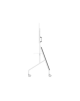 Neomounts MOVE Go FL50-525WH1 TV trolley - 55-86" - max 76 kg - manual h 106-136 cm - VESA 100x100-900x600 - incl. hardware shel