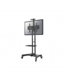 Neomounts NM-M1700BLACK TV trolley - 32-75" - max 50 kg - manual h 104,2-154,2 cm - VESA 200x200-600x400 - incl. cam/hardware shelf - black | Neomounts