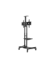 Neomounts NM-M1700BLACK TV trolley - 32-75" - max 50 kg - manual h 104,2-154,2 cm - VESA 200x200-600x400 - incl. cam/hardware sh