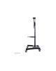 Neomounts NM-M1700BLACK TV trolley - 32-75" - max 50 kg - manual h 104,2-154,2 cm - VESA 200x200-600x400 - incl. cam/hardware sh