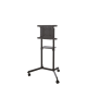 Neomounts NS-M1250BLACK TV trolley - 37-70" - max 70 kg - VESA 200x200-600x400 - 90° rotatable - incl. hardware shelf - black