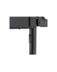 Neomounts NS-M1250BLACK TV trolley - 37-70" - max 70 kg - VESA 200x200-600x400 - 90° rotatable - incl. hardware shelf - black