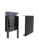 Neomounts NS-M1250BLACK TV trolley - 37-70" - max 70 kg - VESA 200x200-600x400 - 90° rotatable - incl. hardware shelf - black