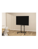 Neomounts NS-M1250BLACK TV trolley - 37-70" - max 70 kg - VESA 200x200-600x400 - 90° rotatable - incl. hardware shelf - black