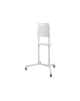 Neomounts NS-M1250WHITE TV trolley - 37-70" - max 70 kg - VESA 200x200-600x400 - 90° rotatable - incl. hardware shelf - white