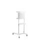 Neomounts NS-M1250WHITE TV trolley - 37-70" - max 70 kg - VESA 200x200-600x400 - 90° rotatable - incl. hardware shelf - white