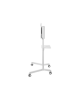 Neomounts NS-M1250WHITE TV trolley - 37-70" - max 70 kg - VESA 200x200-600x400 - 90° rotatable - incl. hardware shelf - white