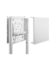 Neomounts NS-M1250WHITE TV trolley - 37-70" - max 70 kg - VESA 200x200-600x400 - 90° rotatable - incl. hardware shelf - white