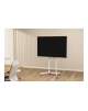Neomounts NS-M1250WHITE TV trolley - 37-70" - max 70 kg - VESA 200x200-600x400 - 90° rotatable - incl. hardware shelf - white