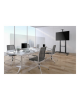 Neomounts PLASMA-M1950E TV trolley - 60-100" - max 100 kg - manual h 134-166 cm - VESA 200x200-1000x600 - incl. cam/hardware she