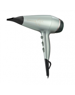 Remington Hair Dryer | AC5860 Botanicals | 2300 W | Number of temperature settings 3 | Ionic function | Diffuser nozzle | Silver