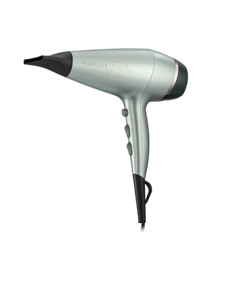 Remington Hair Dryer | AC5860 Botanicals | 2300 W | Number of temperature settings 3 | Ionic function | Diffuser nozzle | Silver