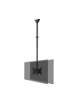 Neomounts CL35-340BL22 Dual Monitor/TV Mount Ceiling | Adjustable Height, Rotate, Tilt, Swivel | 23-42 " | Maximum weight (capac
