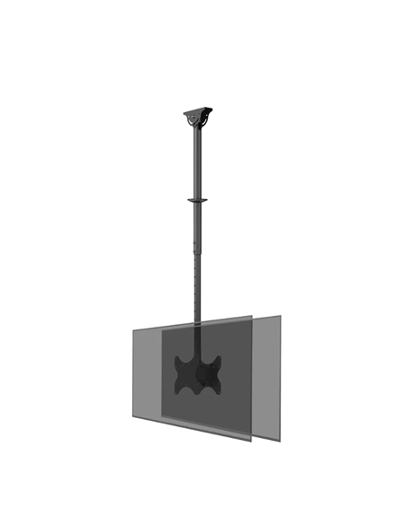 Neomounts CL35-340BL22 Dual Monitor/TV Mount Ceiling | Adjustable Height, Rotate, Tilt, Swivel | 23-42 " | Maximum weight (capac