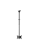 Neomounts CL35-340BL22 Dual Monitor/TV Mount Ceiling | Adjustable Height, Rotate, Tilt, Swivel | 23-42 " | Maximum weight (capac
