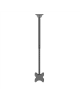 Neomounts CL35-340BL22 Dual Monitor/TV Mount Ceiling | Adjustable Height, Rotate, Tilt, Swivel | 23-42 " | Maximum weight (capac