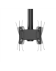Neomounts CL35-340BL22 Dual Monitor/TV Mount Ceiling | Adjustable Height, Rotate, Tilt, Swivel | 23-42 " | Maximum weight (capac
