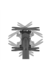 Neomounts CL35-340BL22 Dual Monitor/TV Mount Ceiling | Adjustable Height, Rotate, Tilt, Swivel | 23-42 " | Maximum weight (capac