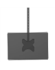 Neomounts CL35-340BL22 Dual Monitor/TV Mount Ceiling | Adjustable Height, Rotate, Tilt, Swivel | 23-42 " | Maximum weight (capac