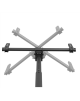 Neomounts CL35-440BL16L Monitor/TV Mount Ceiling | Adjustable Height, Rotate, Tilt, Swivel | 37-70 " | Maximum weight (capacity)