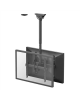Neomounts NM-C440DBLACK Dual monitor/TV mount ceiling | Adjustable Height, Rotate, Tilt, Swivel | 32-60 " | Maximum weight (capa