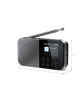 Sharp DR-P520(GY) OSAKA Pocket/Handheld Portable Digital Radio, Grey | Sharp