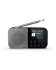 Sharp DR-P520(GY) OSAKA Pocket/Handheld Portable Digital Radio, Grey | Sharp