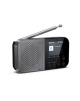 Sharp DR-P520(GY) OSAKA Pocket/Handheld Portable Digital Radio, Grey | Sharp