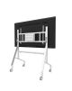 Neomounts Floor stand | FL50-575WH1 TV trolley | Adjustable Height | 65-110 " | Maximum weight (capacity) 125 kg | White