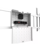 Neomounts Floor stand | FL50-575WH1 TV trolley | Adjustable Height | 65-110 " | Maximum weight (capacity) 125 kg | White
