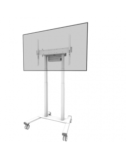 Neomounts Floor stand | FL55-875WH1 TV trolley | Adjustable Height | 55-100 " | Maximum weight (capacity) 110 kg | White