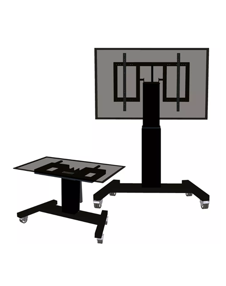 Neomounts Floor stand | PLASMA-M2500TBLACK TV trolley | Adjustable Height, Tilt | 42-100 " | Maximum weight (capacity) 150 kg | 