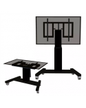 Neomounts Floor stand | PLASMA-M2500TBLACK TV trolley | Adjustable Height, Tilt | 42-100 " | Maximum weight (capacity) 150 kg | Black